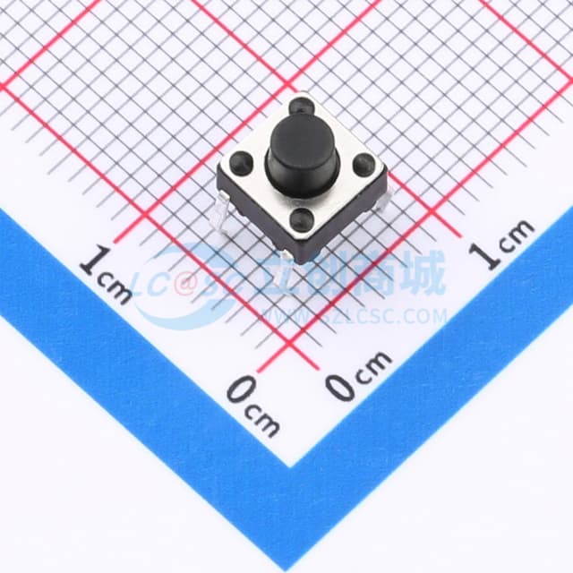 6*6*6直插轻触开关250gf实物图