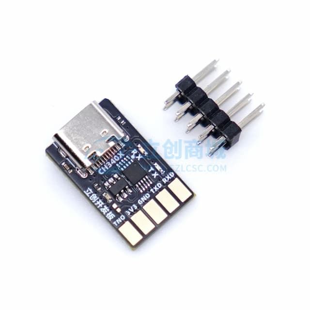立创开发板 串口工具 CH340X TYPE-C接口实物图