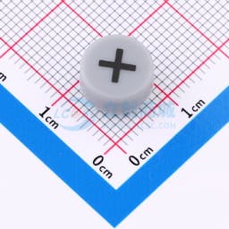 灰色键帽黑色移印"×"内孔3.8*3.8 配12*12开关缩略图