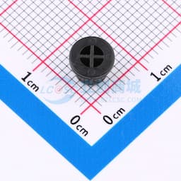 黑色键帽、白色移印电源符号配6*6轻触开关/自锁开关缩略图