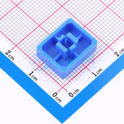 蓝色键帽白色移印（MODE）内孔3.8*3.8 配12*12开关缩略图