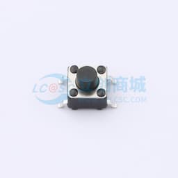 6*6*5.5贴片编带轻触开关280gf黑色缩略图