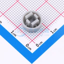 灰色键帽黑色移印"×"内孔3.8*3.8 配12*12开关缩略图