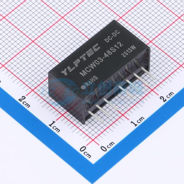 3W宽压输入隔离稳压单路/正负双路输出DC/DC电源模块实物图