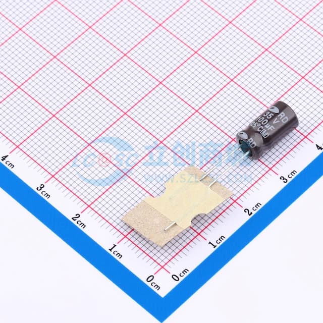 100uF ±20% 35V实物图