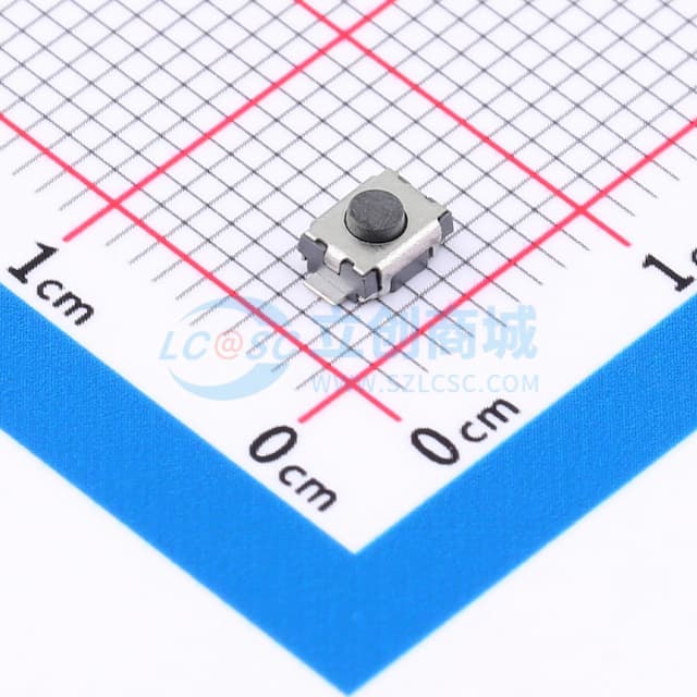 4*3*2mm 立贴 轻触开关实物图