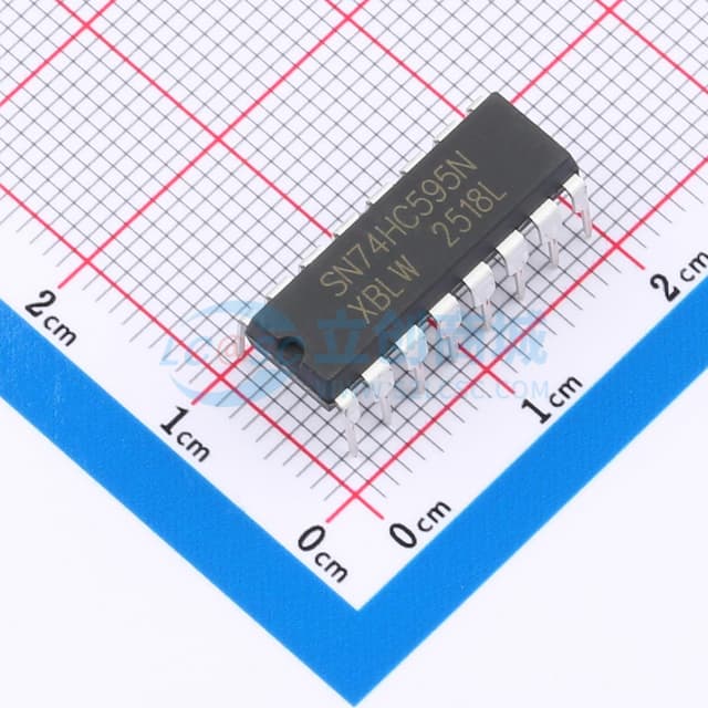 8位串行输入、串行或并行输出带输出锁存的移位寄存器；三态实物图