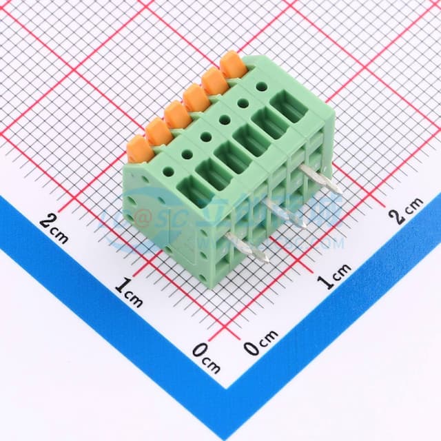 KF208RB-2.54-6P实物图