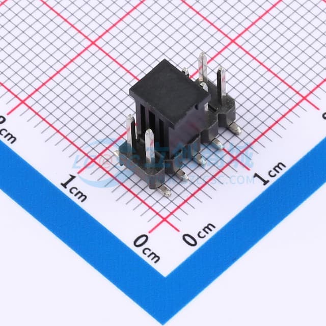 2x5P 间距:2.54mm 方针 弯插实物图