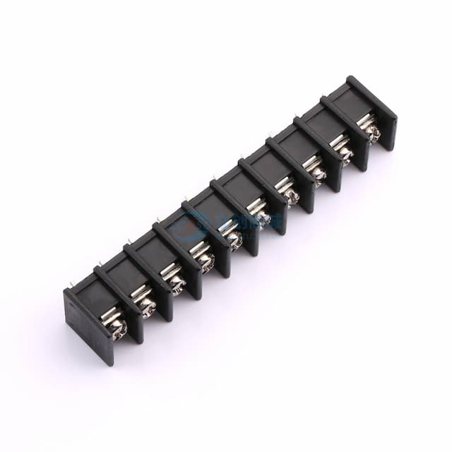 9.5mm 1x10P 每排P数:10 排数:1 直针 中脚实物图