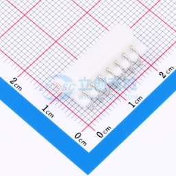 白色 1x7P 间距:2.5mm 弯插【插件】缩略图