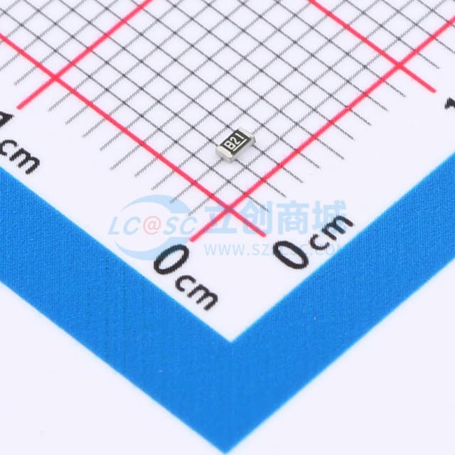 820Ω ±1% 100mW 厚膜电阻实物图