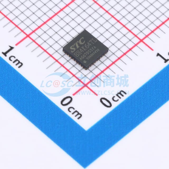 STC8H4K64TL-40I-QFN32实物图