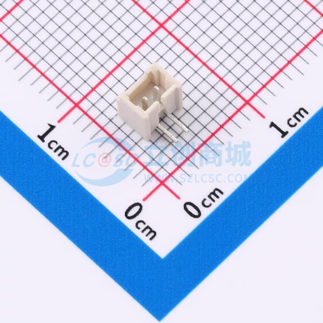 1x2P 间距:1.25mm 弯插 【插件】实物图