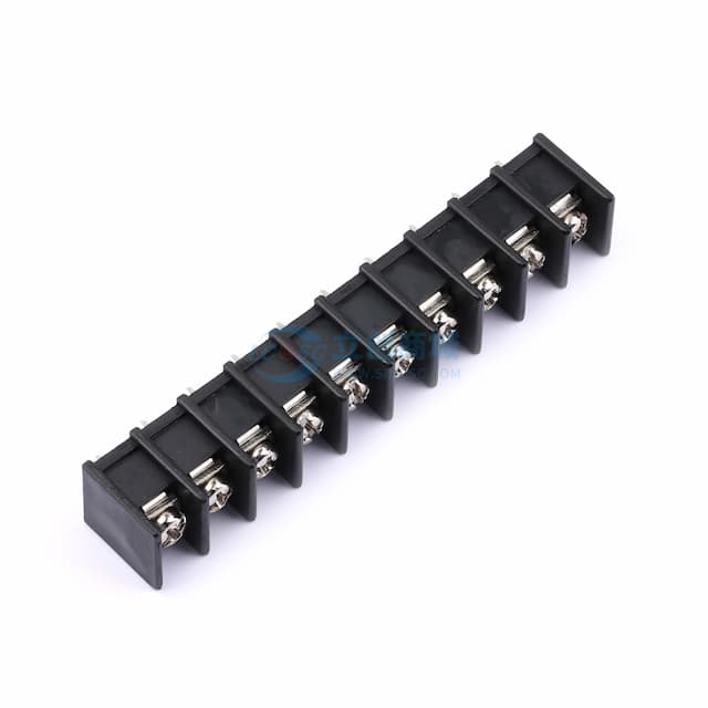 9.5mm 1x10P 每排P数:10 排数:1 直针 中脚实物图