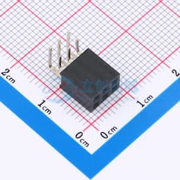 2.54FH H8.5 2x3Pin 90度 Y型 PC3.2 PB12.7 6T缩略图