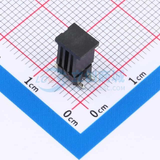 2x2P 间距:2.54mm 方针 立贴实物图