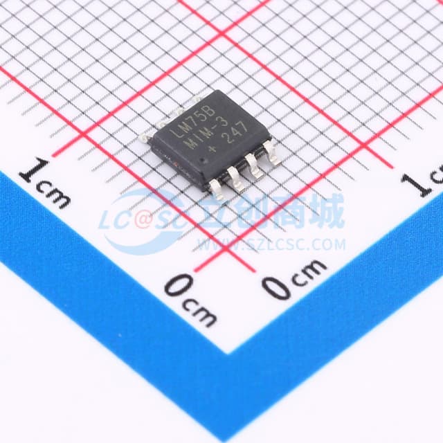 数字温度传感器和带双线接口的热监控器实物图