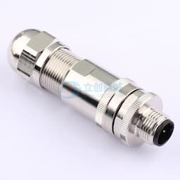 电缆到电缆、4针、可密封、信号、电缆安装、反性别M12连接器缩略图