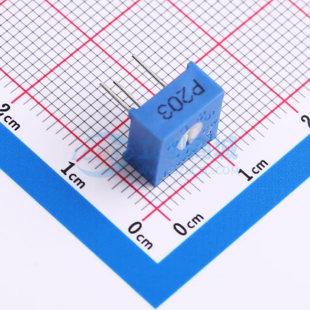 玻璃釉预调电位器实物图