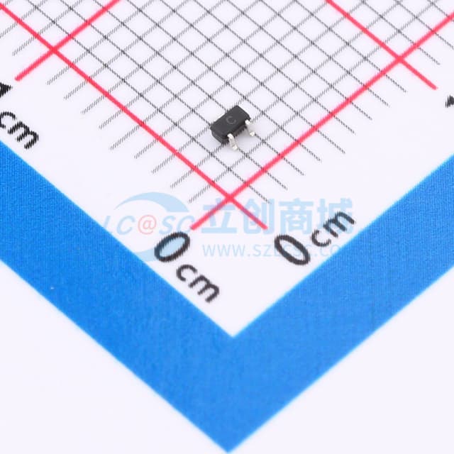N沟道,电流:0.45A,耐压:20V实物图
