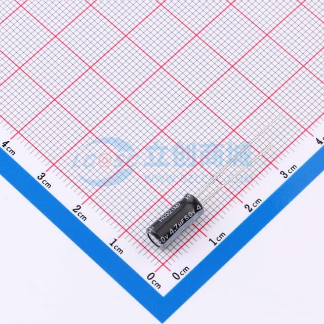 4.7uF ±20% 50V 【引线】实物图