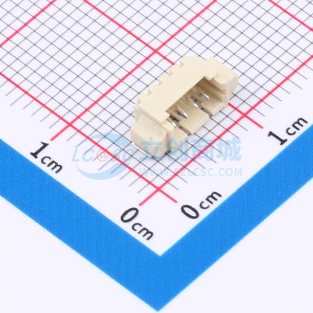 1x4P 间距:1.25mm 卧贴 系列:PicoBlade(MX 1.25)实物图