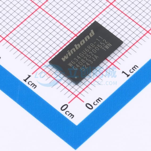 4G位DDR3L SDRAM实物图