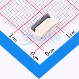 翻盖式 双侧触点/上下接 P数:12P 间距:0.5mm缩略图