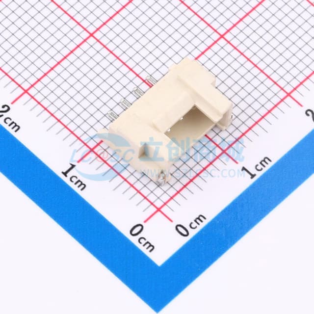 1x4P 间距:2mm 卧贴 系列:HY实物图