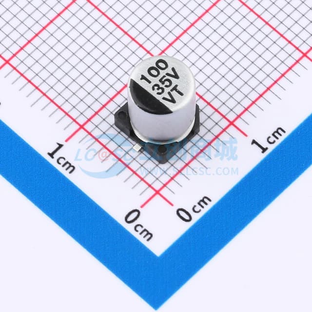100uF ±20% 35V实物图