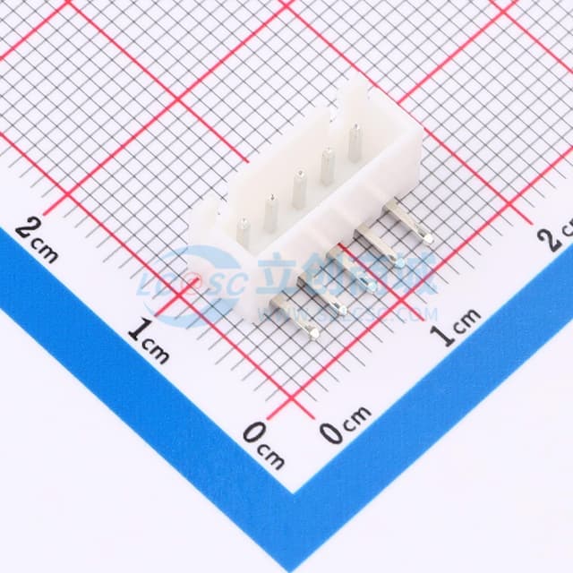 1x5P 间距:2.5mm 弯插 【插件】实物图