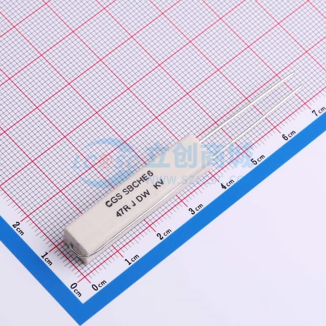 绕线电阻 47Ω ±5% 7W实物图