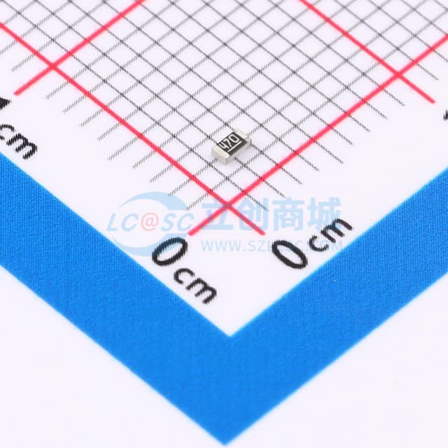 47Ω ±1% 100mW 厚膜电阻实物图