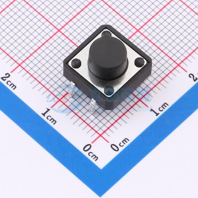 12*12*7mm 直插 轻触开关 【轻触】实物图