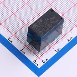 无锁存 24V 10A 一组常开:1A(单刀单掷-常开)【插件】缩略图