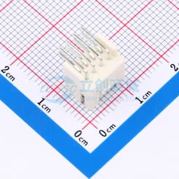 米黄 2x4P 间距:2mm 弯插【插件】缩略图