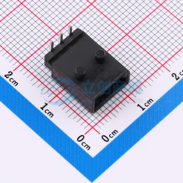 1x3P 间距:2.54mm 弯插 【插件】实物图