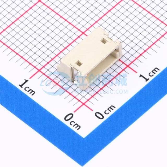 1x4P 间距:1.5mm 卧贴 系列:ZH实物图