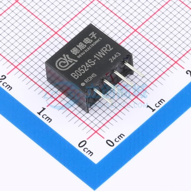 1W定电压输入隔离非稳压单路正输出DC-DC模块电源【插件】实物图