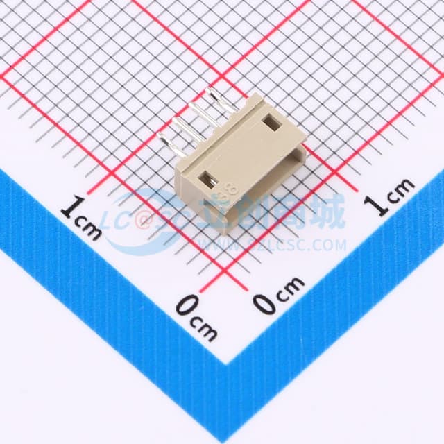 系列:ZH 间距:1.5mm 1x4P【插件】实物图