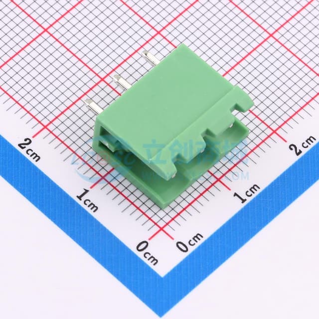 5.08mm 1x3P 排数:1 每排P数:3 【插拔】实物图