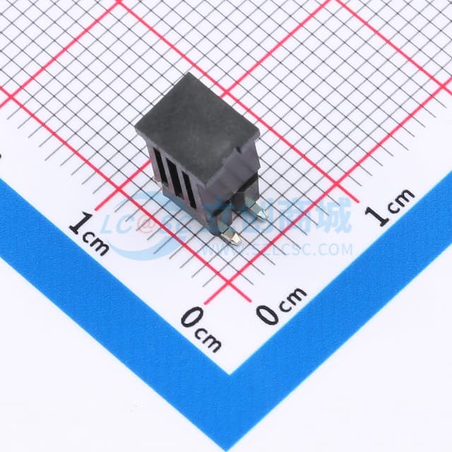 2x2P 间距:2.54mm 方针 立贴实物图