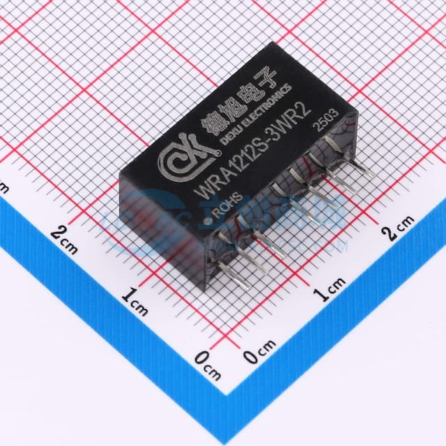 3W宽电压输入隔离稳压正负输出DC-DC模块电源【插件】实物图