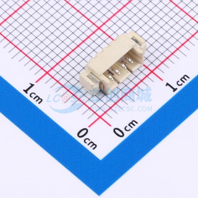 1x4P 间距:1.25mm 卧贴实物图
