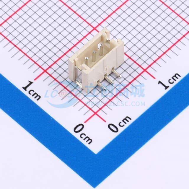 1x3P 间距:1.5mm 立贴 系列:ZH实物图