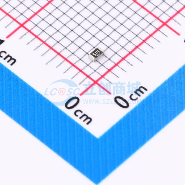 510kΩ ±1% 100mW 厚膜电阻实物图