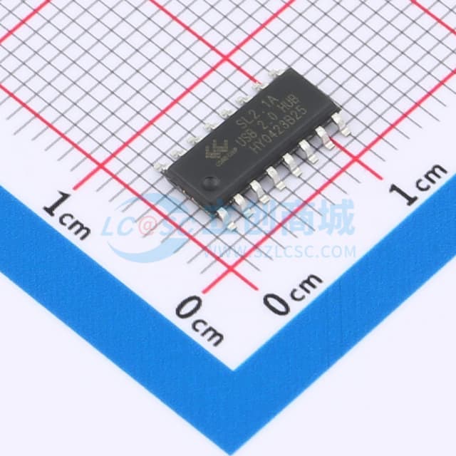 USB2.0高速4端口HUB控制器实物图