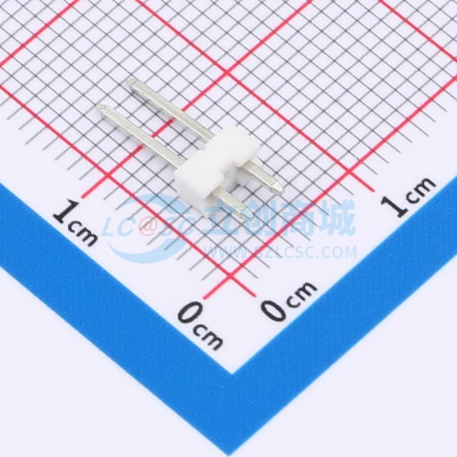 1x2P 间距:2.54mm 方针 直插 【排针】实物图