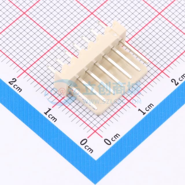 间距:2.54mm 1x7P 【插件】实物图